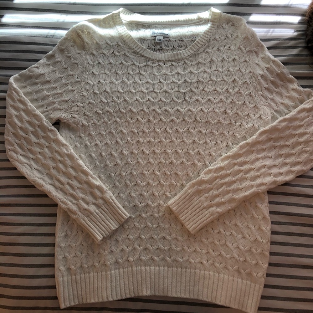 Cable knit sweater